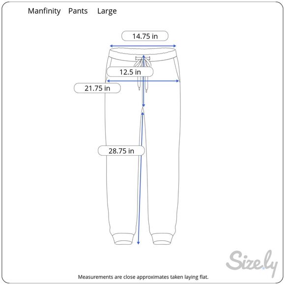 NEW Mens Manfinity Homme 2Pc Jogger Pants Size L Khaki Black Drawstring Pockets - Picture 3 of 13